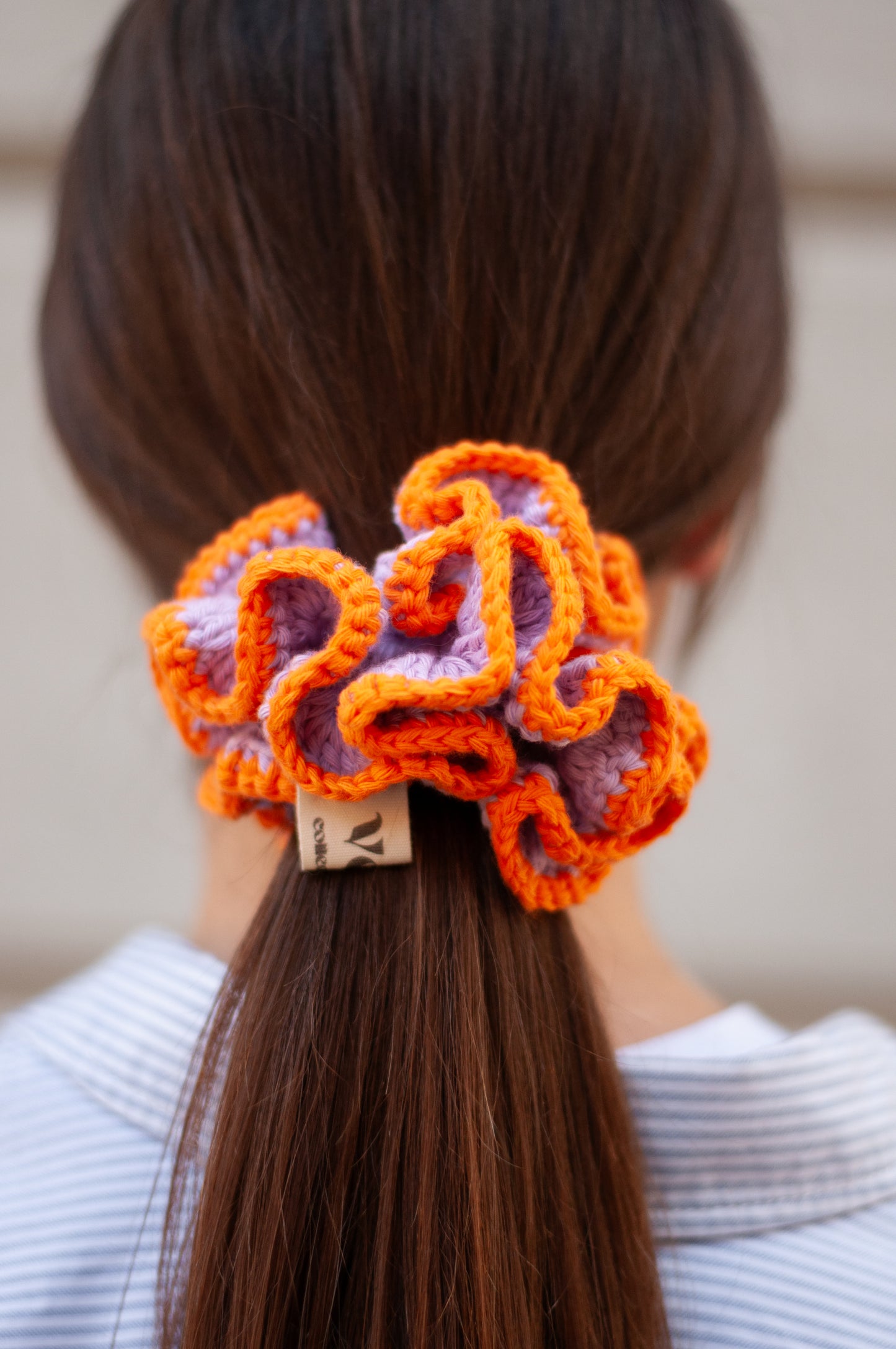 Flora Scrunchie Lilla